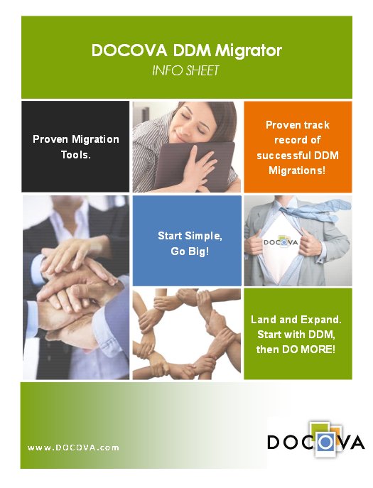 DOCOVA DDM Migrator InfoSheet Brochure Image